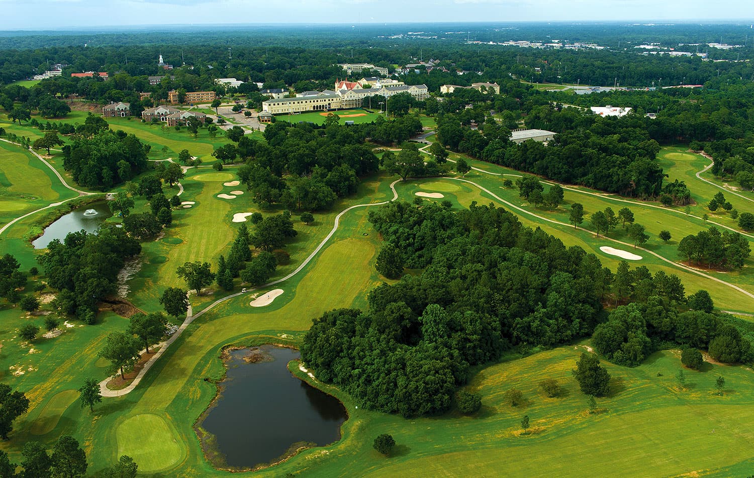 Aerial view of Spring Hill Golf Course
